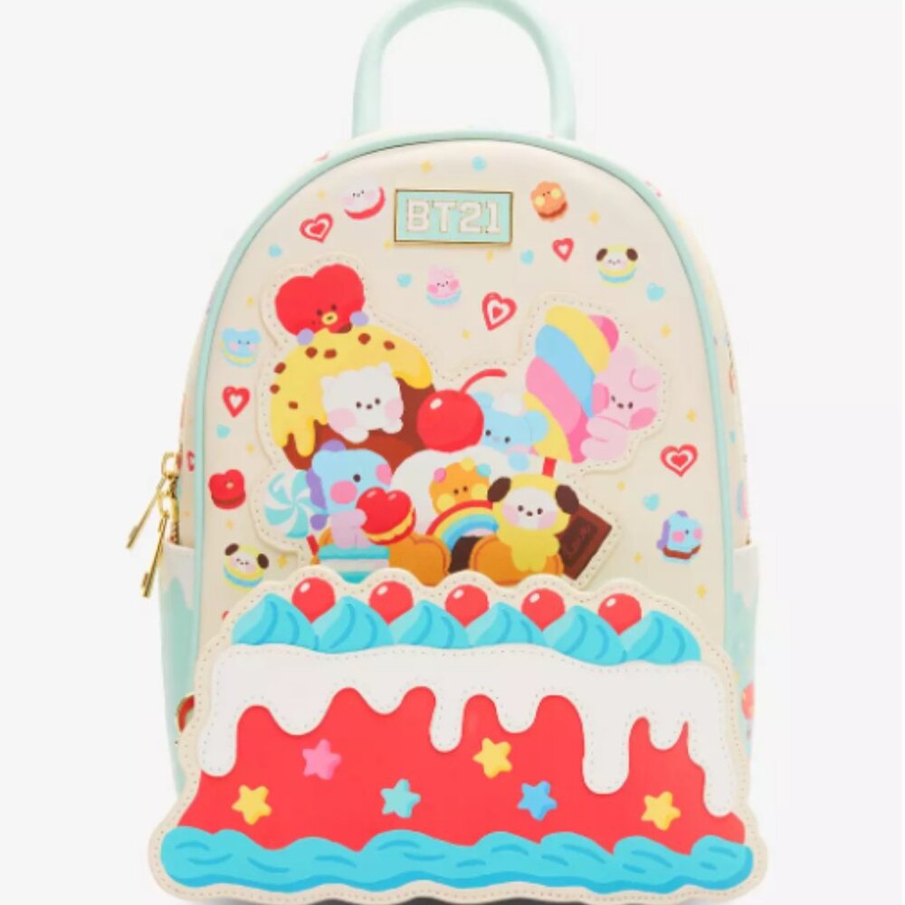 BT21 Sweetie Cake Mini Backpack NWT